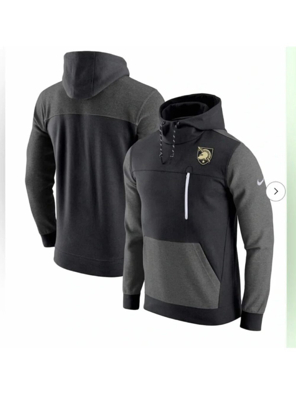 Army Black Knights Football x Nike Men’s Fleece-Lined Hoodie 🖤